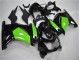 Noir Vert 08-12 EX250 Carénages Moto