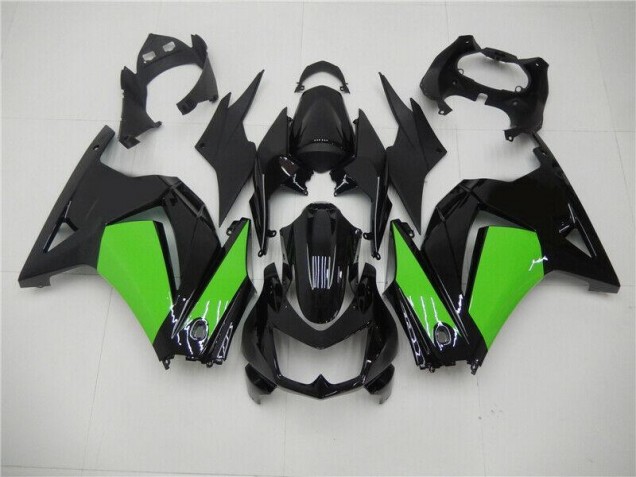 Noir Vert 08-12 EX250 Carénages Moto