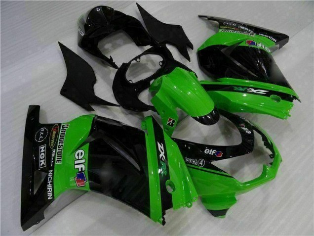 Noir Vert 08-12 EX250 Carrosserie Moto Noir Vert 08-12 EX250 Carrosserie Moto