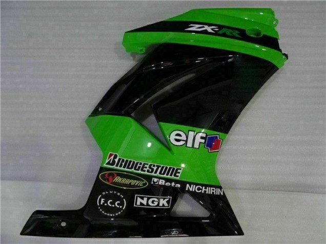Noir Vert 08-12 EX250 Carrosserie Moto Noir Vert 08-12 EX250 Carrosserie Moto