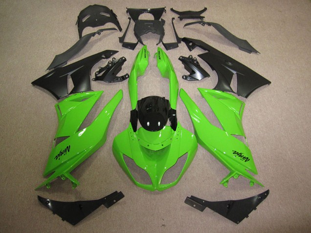 Noir Vert 09-12 ZX6R Carénages Moto Noir Vert 09-12 ZX6R Carénages Moto