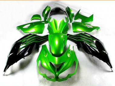 Noir Vert 12-21 ZX14R ZZR1400 Carénages Moto