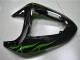Noir Vert Flamme 06-07 ZX10R Carénage Moto Noir Vert Flamme 06-07 ZX10R Carénage Moto