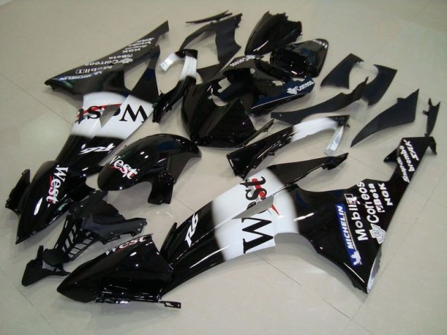 Noir West 08-16 YZF R6 Carénage Moto Noir West 08-16 YZF R6 Carénage Moto