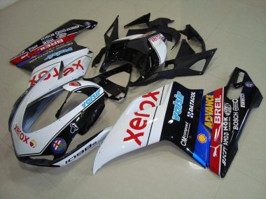 Noir Xerox 07-14 Ducati 848 1098 1198 Carénage Moto