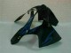 Noir avec Bleu Flamme 00-02 ZX6R Carénage Moto Noir avec Bleu Flamme 00-02 ZX6R Carénage Moto