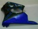 Noir avec Bleu Flamme 00-02 ZX6R Carénage Moto Noir avec Bleu Flamme 00-02 ZX6R Carénage Moto