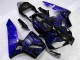 Noir avec Bleu Flamme 03-04 CBR600RR Carénage Moto Noir avec Bleu Flamme 03-04 CBR600RR Carénage Moto
