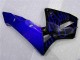 Noir avec Bleu Flamme 03-04 CBR600RR Carénage Moto Noir avec Bleu Flamme 03-04 CBR600RR Carénage Moto
