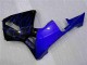 Noir avec Bleu Flamme 03-04 CBR600RR Carénage Moto Noir avec Bleu Flamme 03-04 CBR600RR Carénage Moto