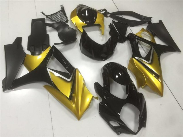 Or Noir 07-08 GSXR 1000 Carénages Moto Or Noir 07-08 GSXR 1000 Carénages Moto