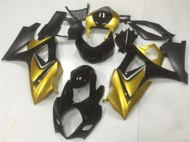 Or Noir 07-08 GSXR 1000 Carénages Moto Or Noir 07-08 GSXR 1000 Carénages Moto