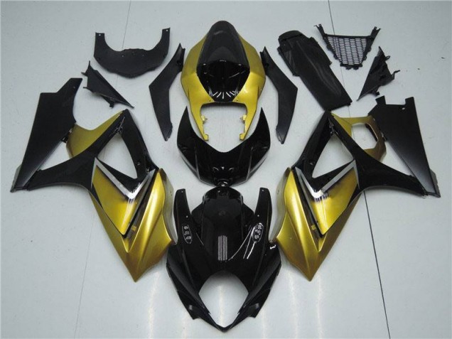 Or Noir 07-08 GSXR 1000 Carénages Moto Or Noir 07-08 GSXR 1000 Carénages Moto