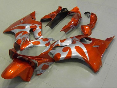 Orange Argent 04-07 CBR600 F4i Carénage Moto