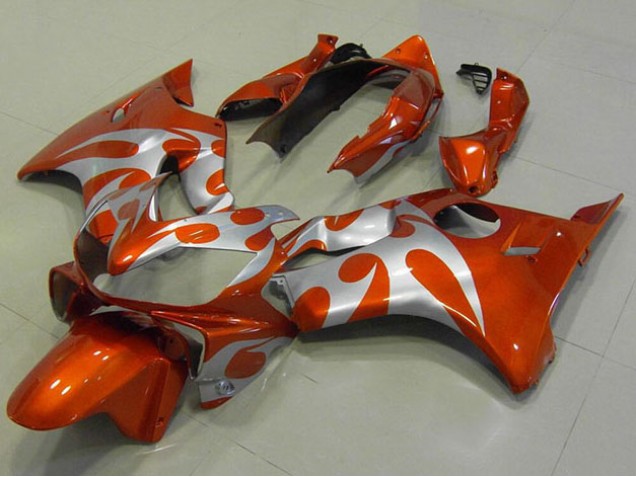 Orange Argent 04-07 CBR600 F4i Carénage Moto Orange Argent 04-07 CBR600 F4i Carénage Moto