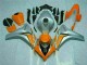 Orange Argent 08-11 CBR1000RR Carénages Moto Orange Argent 08-11 CBR1000RR Carénages Moto