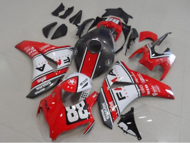 Orange Fiamm 88 08-11 CBR1000RR Carénage Moto Orange Fiamm 88 08-11 CBR1000RR Carénage Moto
