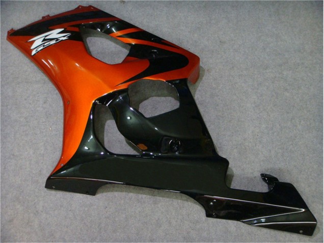 Orange Noir 03-04 GSXR 1000 Carénage Moto Orange Noir 03-04 GSXR 1000 Carénage Moto