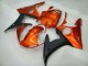 Orange Noir 03-05 YZF R6 Carénage Moto Orange Noir 03-05 YZF R6 Carénage Moto