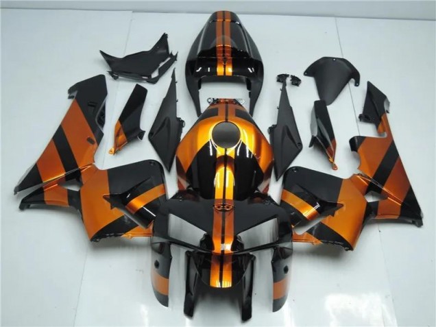 Orange Noir 05-06 CBR600RR Kit Carénages Motos