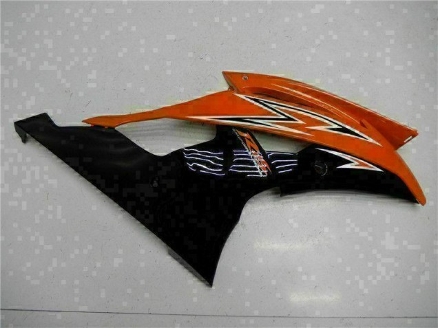 Orange Noir 08-16 YZF R6 Carénage Moto Orange Noir 08-16 YZF R6 Carénage Moto