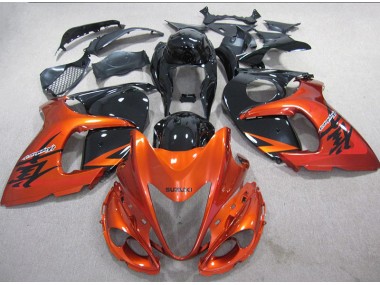 Orange Noir 08-19 GSXR 1300 Hayabusa Carénage Moto