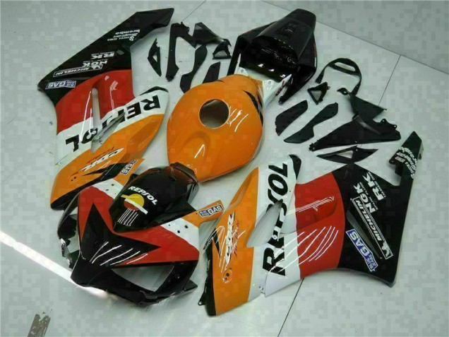 Orange Noir Repsol 04-05 CBR1000RR Carénage Moto