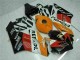 Orange Noir Repsol 04-05 CBR1000RR Carénage Moto