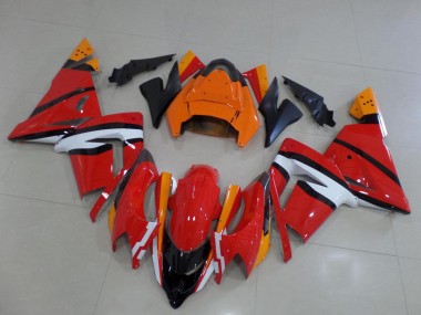 Orange Noir et Blanc 03-05 ZX10R Carénage Moto