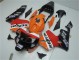 Orange Rouge Noir Repsol 03-04 CBR600RR Carénage Moto Orange Rouge Noir Repsol 03-04 CBR600RR Carénage Moto
