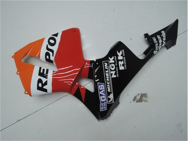 Orange Rouge Noir Repsol 03-04 CBR600RR Carénage Moto Orange Rouge Noir Repsol 03-04 CBR600RR Carénage Moto