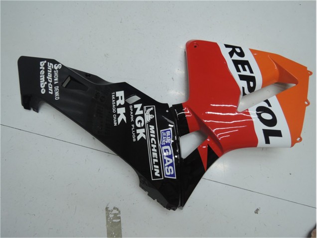Orange Rouge Noir Repsol 03-04 CBR600RR Carénage Moto Orange Rouge Noir Repsol 03-04 CBR600RR Carénage Moto