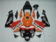 Orange Rouge Noir Repsol 03-04 CBR600RR Carénage Moto Orange Rouge Noir Repsol 03-04 CBR600RR Carénage Moto