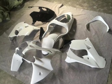 Pure Blanc Noir Brillant 00-01 ZX9R Carénage Moto
