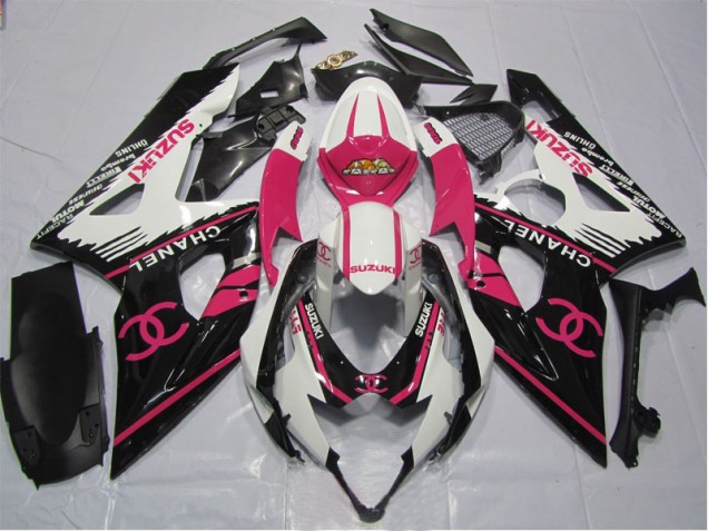 Rose Chanel 05-06 GSXR 1000 Carénage Moto Rose Chanel 05-06 GSXR 1000 Carénage Moto