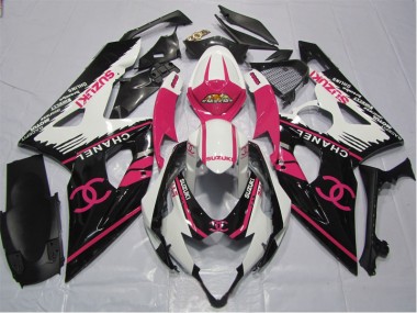 Rose Chanel 06-07 GSXR 600 Carénage Moto