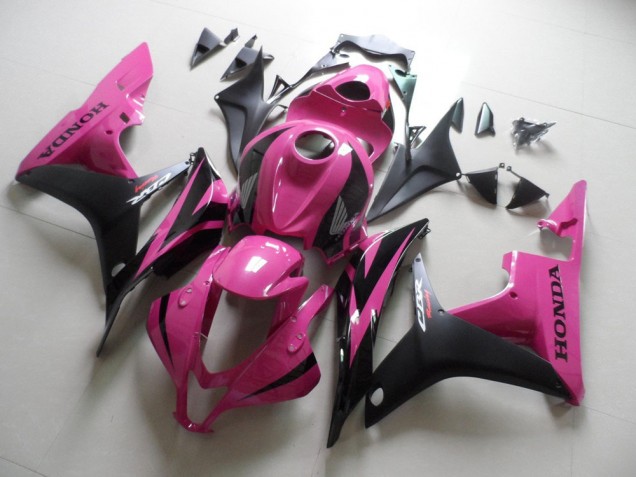 Rose Noir 07-08 CBR600RR Carénage Moto Rose Noir 07-08 CBR600RR Carénage Moto