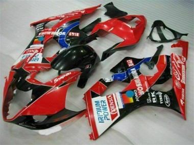 Rouge 03-04 GSXR 1000 Carénages Moto
