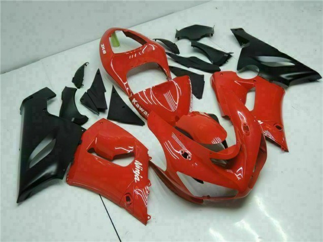 Rouge 05-06 ZX6R Carénages Moto Rouge 05-06 ZX6R Carénages Moto