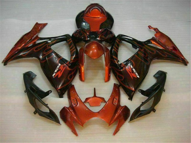 Rouge 06-07 GSXR 600/750 Carénage Moto Rouge 06-07 GSXR 600/750 Carénage Moto