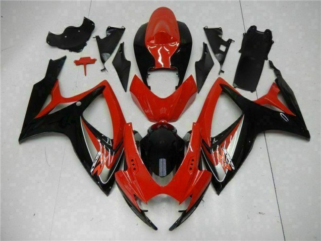 Rouge 06-07 GSXR 600/750 Carénages Moto Rouge 06-07 GSXR 600/750 Carénages Moto