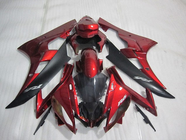 Rouge 06-07 YZF R6 Kit Carénages Motos Complet Rouge 06-07 YZF R6 Kit Carénages Motos Complet