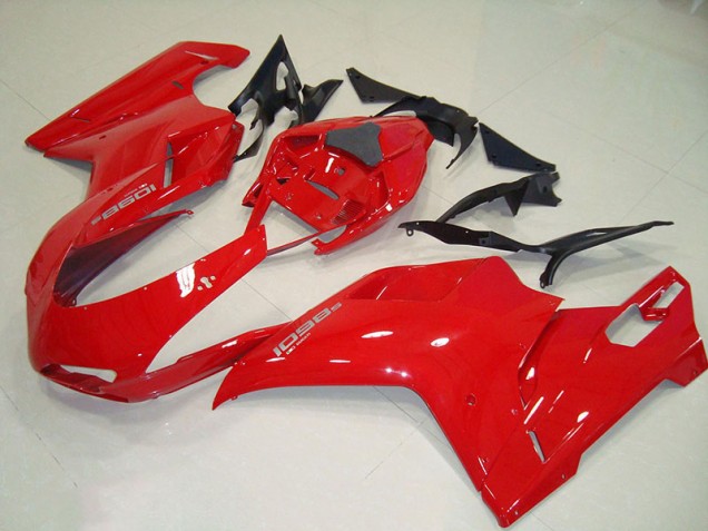 Rouge 07-14 Ducati 1098 Carénage Moto Rouge 07-14 Ducati 1098 Carénage Moto
