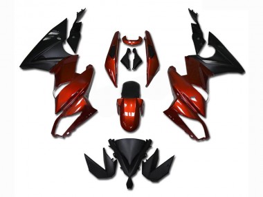Rouge 09-11 EX650 Carénage Moto