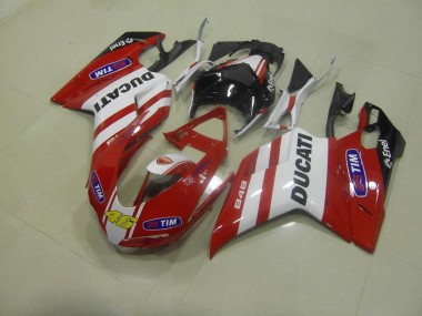 Rouge 46 07-14 Ducati 848 1098 1198 Carénage Moto
