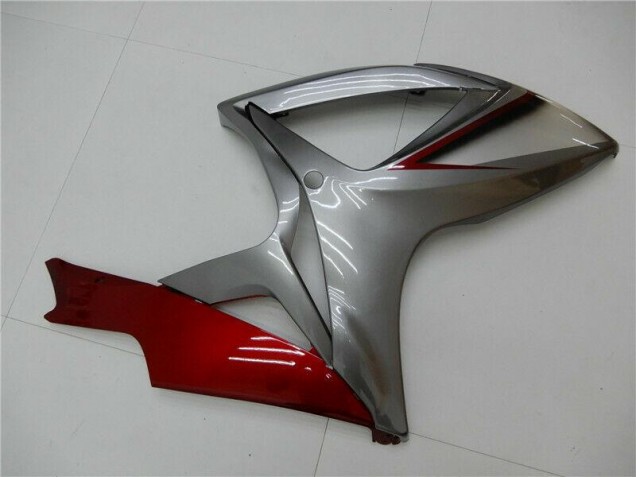 Rouge Argent 06-07 GSXR 600/750 Carénage Moto Rouge Argent 06-07 GSXR 600/750 Carénage Moto
