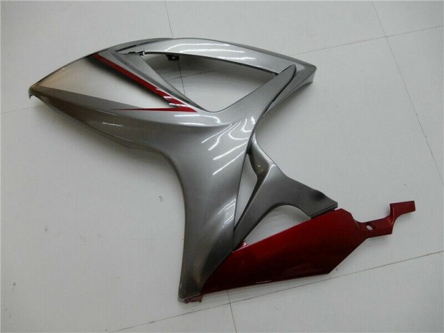 Rouge Argent 06-07 GSXR 600/750 Carénage Moto Rouge Argent 06-07 GSXR 600/750 Carénage Moto