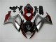 Rouge Argent 06-07 GSXR 600/750 Carénage Moto Rouge Argent 06-07 GSXR 600/750 Carénage Moto
