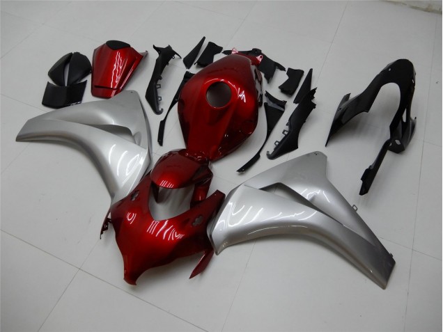 Rouge Argent 08-11 CBR1000RR Carénages Moto Rouge Argent 08-11 CBR1000RR Carénages Moto
