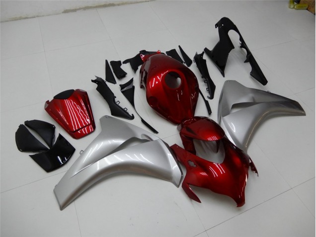 Rouge Argent 08-11 CBR1000RR Carénages Moto Rouge Argent 08-11 CBR1000RR Carénages Moto